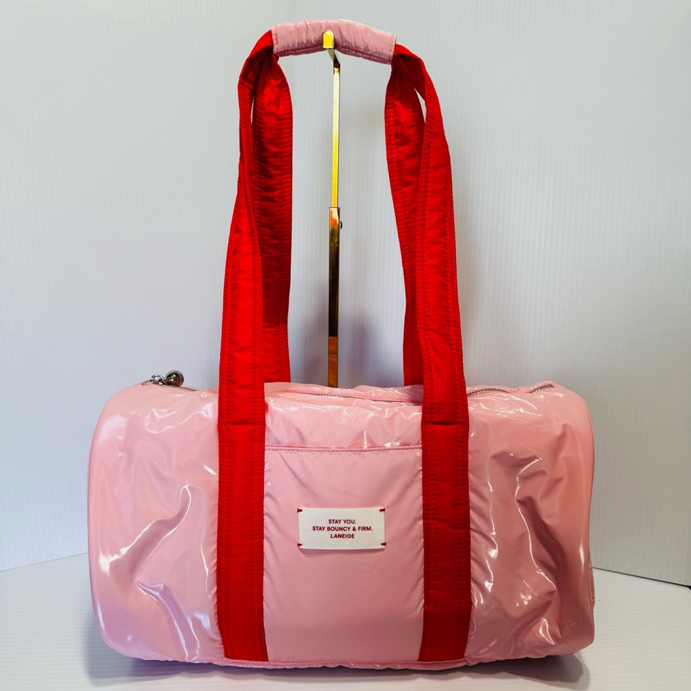 Laneige Pink Shinny Women's Gym Bag - Picture 2 of 11
